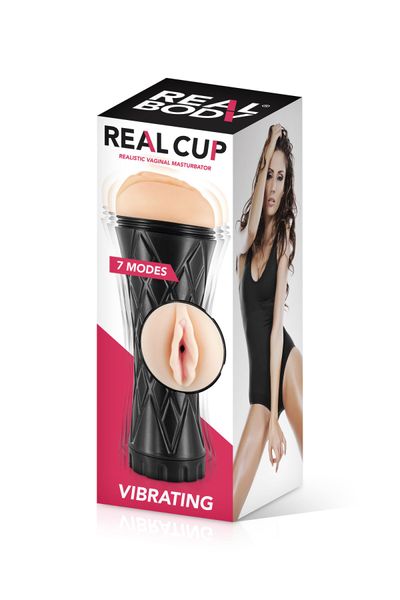 Мастурбатор-вагіна Real Body Real Cup Vagina Vibrating SO4027 фото