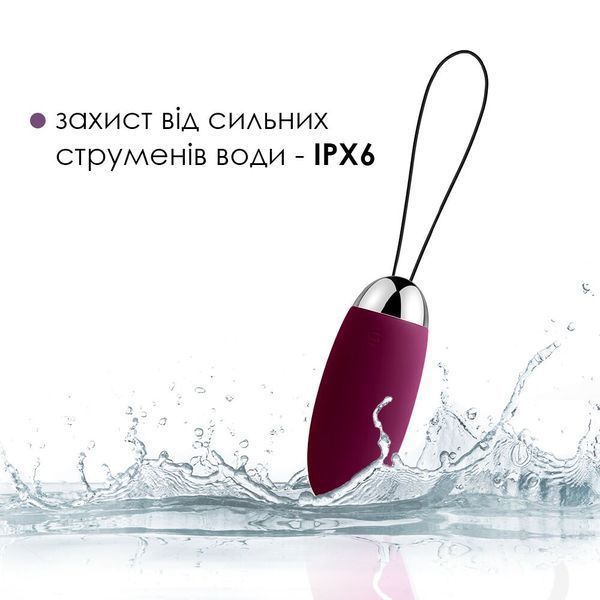 Svakom Elva Violet Vibrating Egg with Remote Control