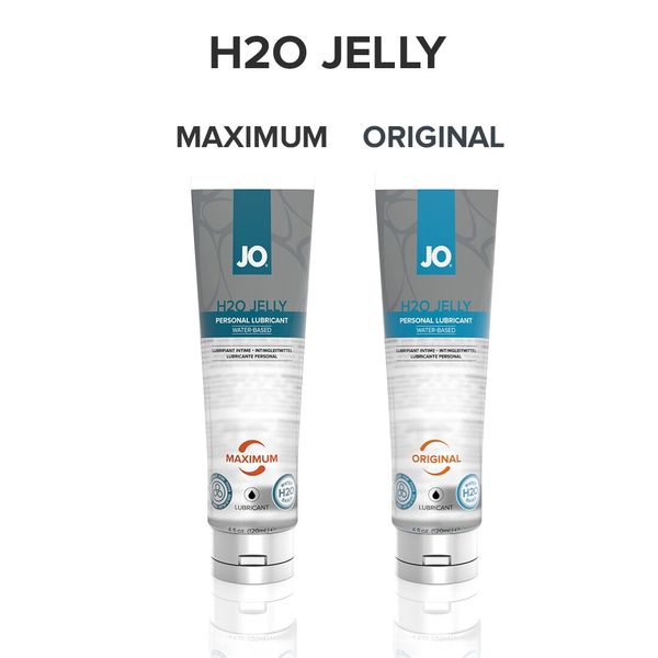 System JO H2O JELLY ORIGINAL Water-Based Jelly Lubricant (120ml) without parabens and glycols