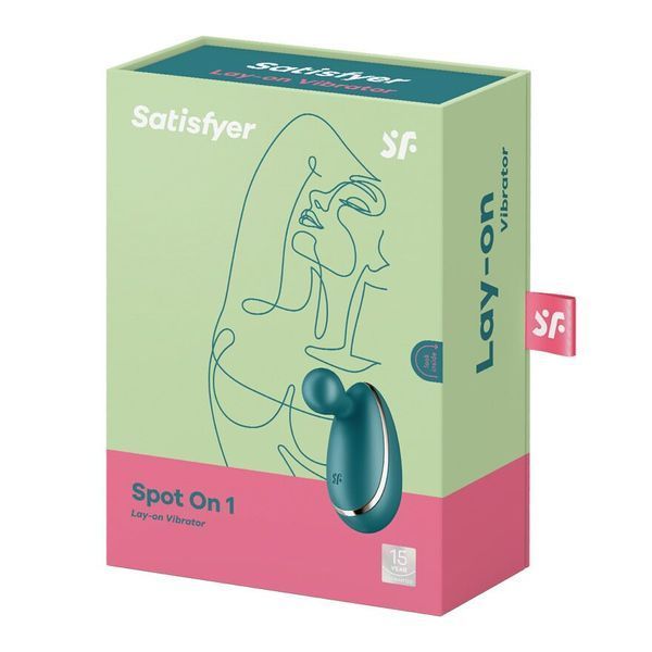 Вибратор для наружной стимуляции Satisfyer Spot On 1 Green, гибкий отросток SO8414 фото