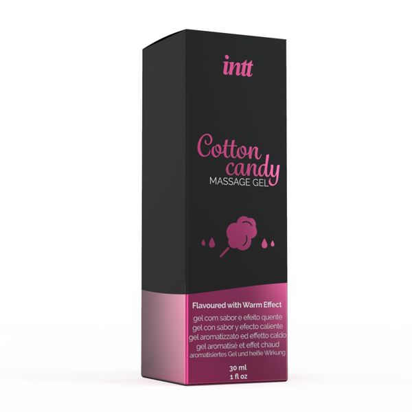 Масажний гель для інтимних зон Intt Cotton Candy (30 мл) розігрівальний SO2927 фото