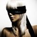 Bijoux Indiscrets 2-in-1 Blindfold and Bondage Ribbon: Shhh, Black