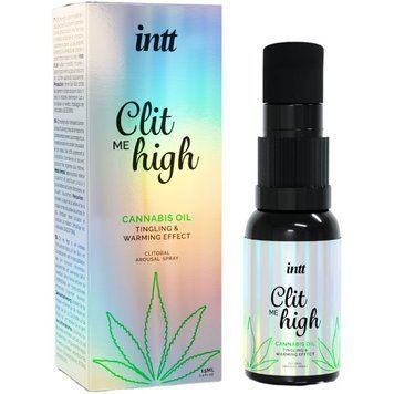 Intt Clit Me On High Cannabis Oil Clitoral Stimulation Gel 15ml, Strong Stimulation