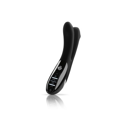 Mystim Tingling Aparte eStim Black Double Vibrator with electrostimulation, myostimulator