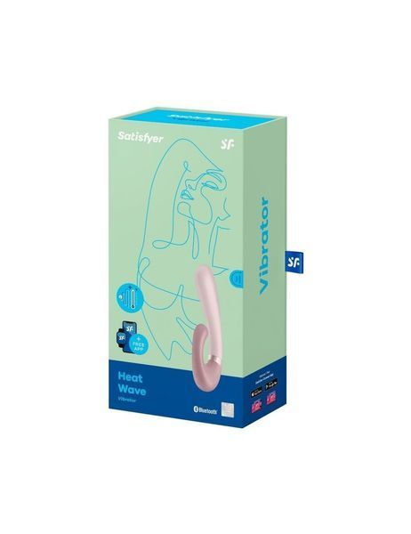 Смарт вібратор-кролик із підігрівом Satisfyer Heat Wave Mauve SO6096 фото