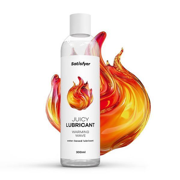 Лубрикант на водной основе Satisfyer Juicy Lubricant Warm Wave water based 300 мл SX2715 фото
