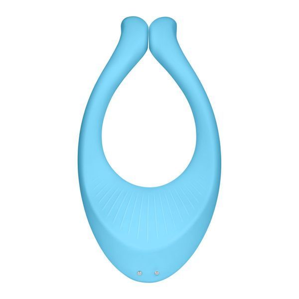 Satisfyer Endless Love Blue Multifunctional Vibrator for Couples, 3 Independent Motors, Light blue
