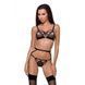 Стрінги зі стреп Passion Exclusive MEGGY THONG L/XL, black PS27710 фото 1