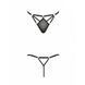 Стрінги зі стреп Passion Exclusive MEGGY THONG L/XL, black PS27710 фото 5