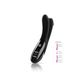 Mystim Tingling Aparte eStim Black Double Vibrator with electrostimulation, myostimulator