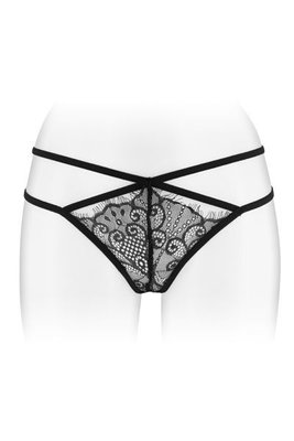 Fashion Secret MYLENE Black double line hip panties