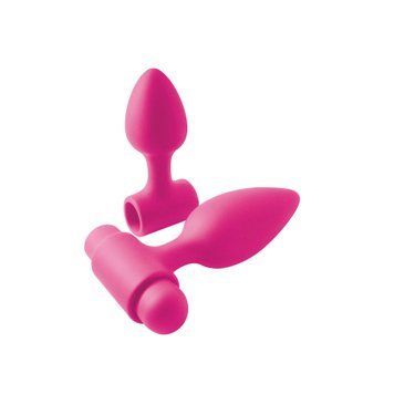 Анальна пробка з вібрацією NS Novelties INYA - Vibe-O-Spades -Pink SX4338 фото