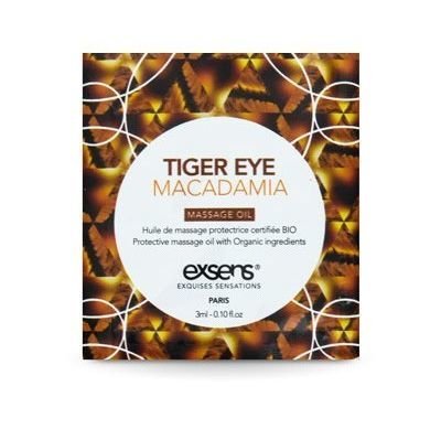 Sample of massage oil EXSENS Tiger Eye Macadamia 3ml