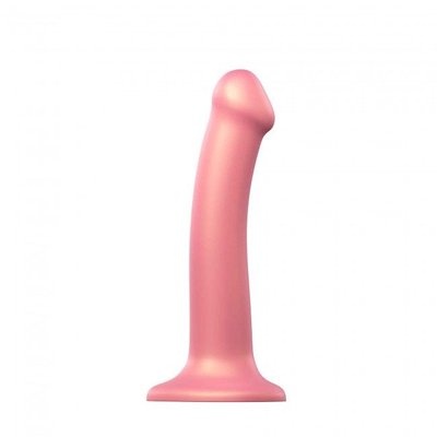 Strapon attachment Strap-On-Me Mono Density Dildo Rose M, diameter 3.3cm, single-layer silicone, flexible