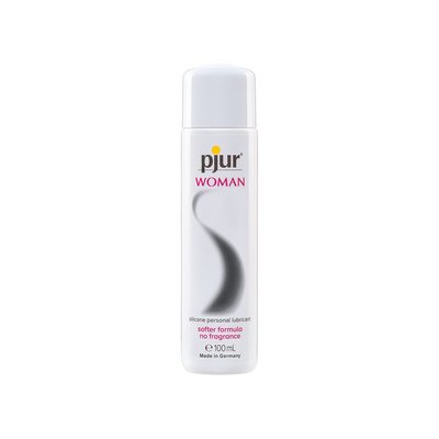 Silicone-based lubricant pjur Woman 100 ml, fragrance-free and preservative-free, specially for her