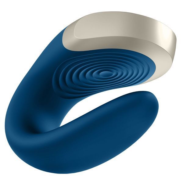 Satisfyer Double Love Smart Vibrator for Couples (Blue)