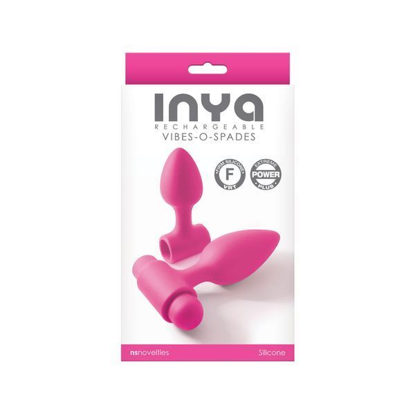 Анальна пробка з вібрацією NS Novelties INYA - Vibe-O-Spades -Pink SX4338 фото