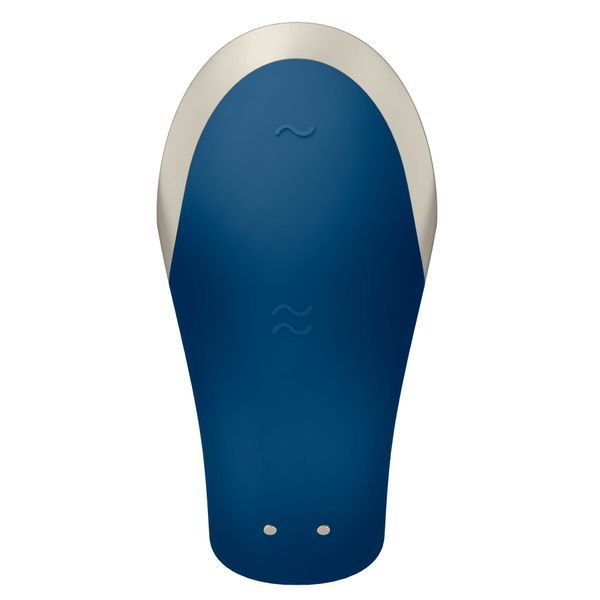 Satisfyer Double Love Smart Vibrator for Couples (Blue)
