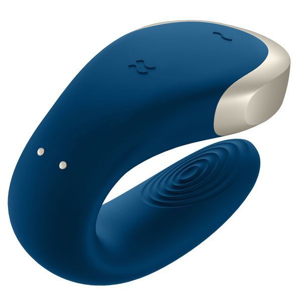 Satisfyer Double Love Smart Vibrator for Couples (Blue)