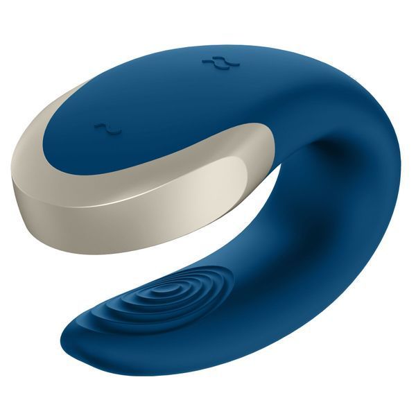 Satisfyer Double Love Smart Vibrator for Couples (Blue)