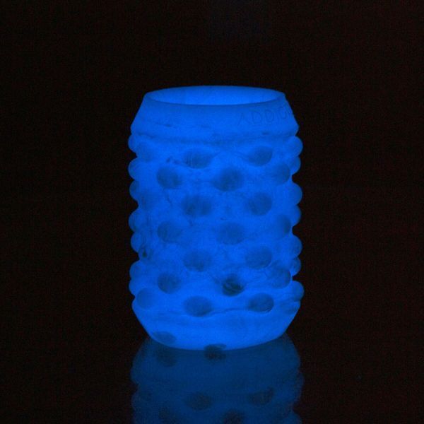 ADDICTION Silicone Reversible Stroker &ndash; Glow in the Dark