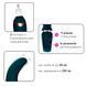 Adrien Lastic My G (Teal) Pulsator with Vacuum Clitoral Stimulation