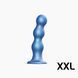 Strap-On-Me Dildo Plug Balls Blue Metallic XXL