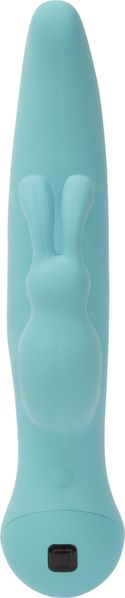 Rabbit vibrator with touch control and rotation Touch by SWAN - Duo Teal, deep vibration