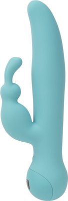 Rabbit vibrator with touch control and rotation Touch by SWAN - Duo Teal, deep vibration