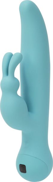 Rabbit vibrator with touch control and rotation Touch by SWAN - Duo Teal, deep vibration