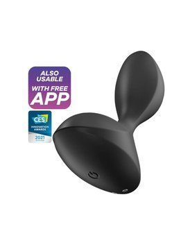 Анальная смарт-пробка с вибрацией Satisfyer Sweet Seal Black SO6100 фото