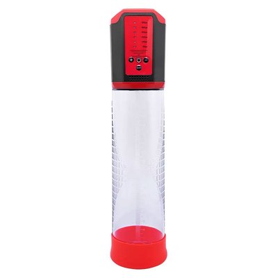 Men Powerup Passion Enlargement system Red automatic vacuum pump, rechargeable, 5 modes