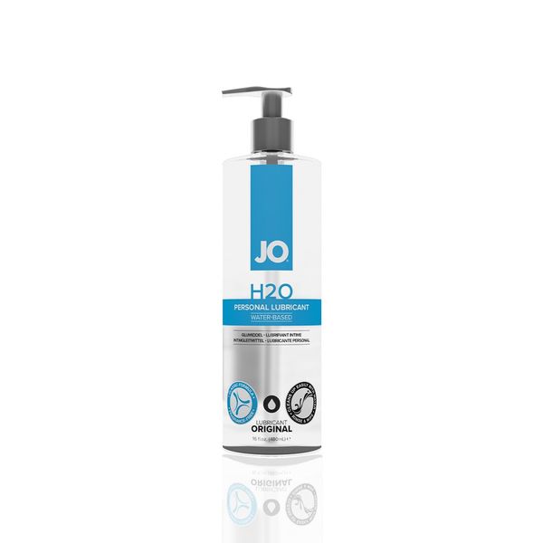 System JO H2O ORIGINAL water-based lubricant (480 ml) oily and smooth, vegetable glycerin