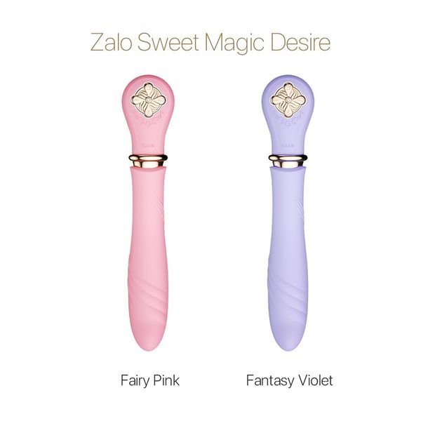 Zalo Sweet Magic - Desire Fairy Pink Heated Pulsator with Turbo Mode