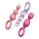 Набір анальних іграшок Satisfyer Plugs (set of 3) - Booty Call, макс. діаметр 3 см SO2324 фото 1