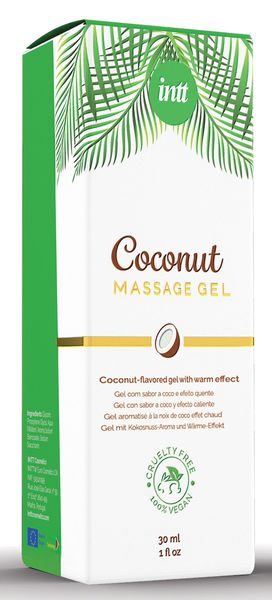 Intimate area massage gel Intt Coconut Vegan (30 ml)