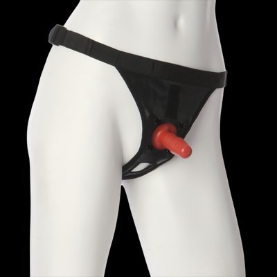 Doc Johnson Ultra Harness with Plug panties with Vac-U-Lock attachment, unisex