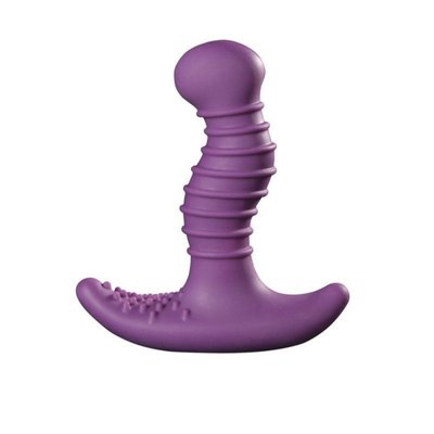 Nexus Ridge Rider Plus Purple Vibrating Prostate Massager, max diameter 3.7cm, stimulating texture