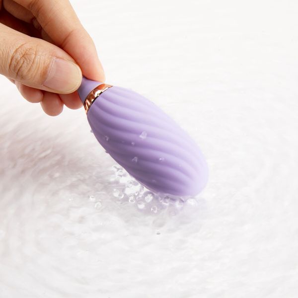 Purple Louis Vibrate Clitoral Vacuum Stimulator with Vibrating Egg by Otouch, in Case