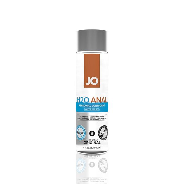 System JO ANAL H2O ORIGINAL Water-Based Anal Lubricant (120ml) vegetable glycerin