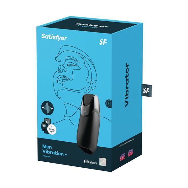 Смарт-мастурбатор з вібрацією Satisfyer Men Vibration+, 2 мотори, 14 режимів, водонепроникний SO8628 фото