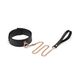 Нашийник з повідцем Liebe Seele Black Organosilicon Collar with Leash SO9484 фото 1