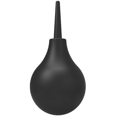 Nexus Anal Douche Black Enema Bulb, 224 ml capacity