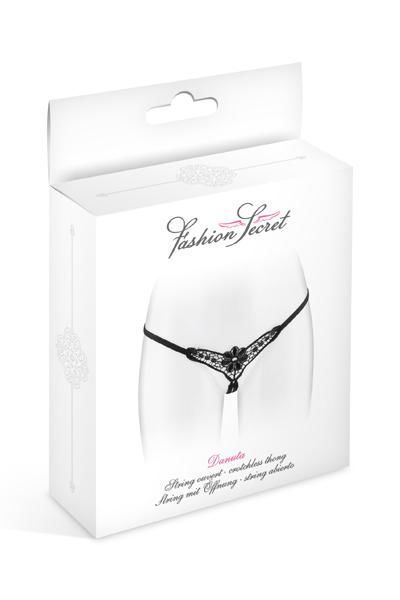 Fashion Secret DANUTA Black panties with access