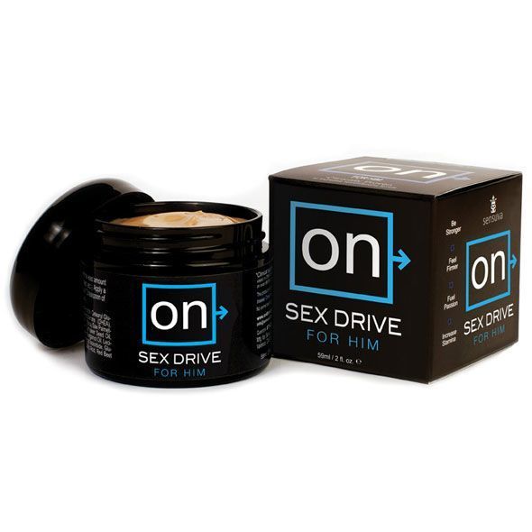 Sensuva ON Sex Drive for Him Libido Enhancement Cream 50ml, with Natural Extracts