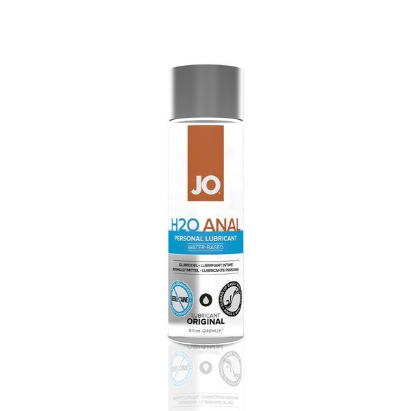 System JO ANAL H2O ORIGINAL anal water-based lubricant (240 ml) vegetable glycerin