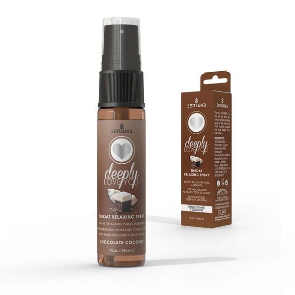 Спрей для мінету Sensuva Deeply Love You Chocolate Coconut (29 мл), для глубокого мінету SO3196 фото