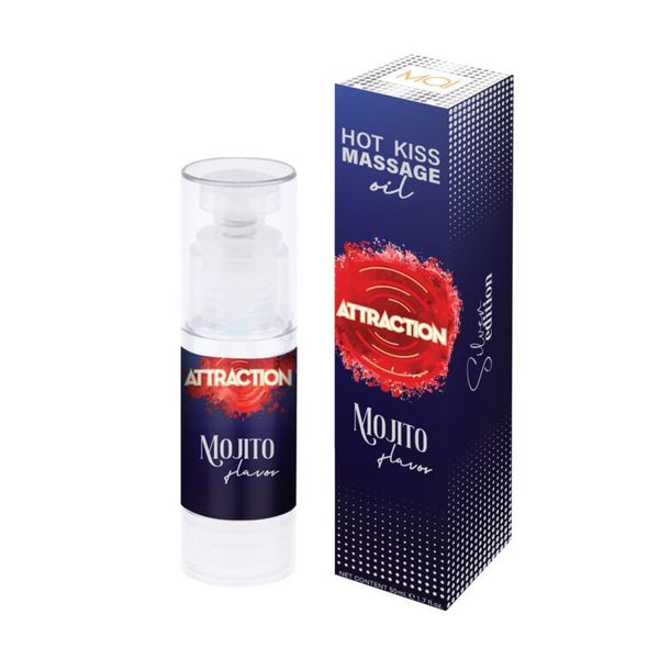 Їстівна масажна олія MAI Attraction Mojito Hot Kiss (50 мл) SO6053 фото