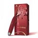 KISTOY C-King Red clitoral vibrator, with two additional attachments, powerful pinpoint stimulation