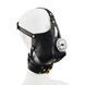LOCKINK SEVANDA Blowjob Head Muzzle with Leash, Black